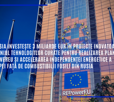 Comisia investește 3 miliarde EUR în proiecte inovatoare în domeniul tehnologiilor curate pentru realizarea planului REPowerEU