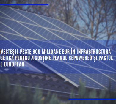 UE investește peste 600 milioane EUR în infrastructura energetică pentru a susține planul REPowerEU și Pactul verde european