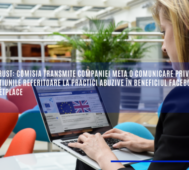 Comisia transmite companiei Meta o comunicare privind obiecțiunile referitoare la practici abuzive în beneficiul Facebook Marketplace