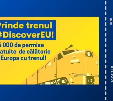DiscoverEU: calatorii gratuite cu trenul in Europa. Au inceput inscrierile, pana pe 29 martie 2023
