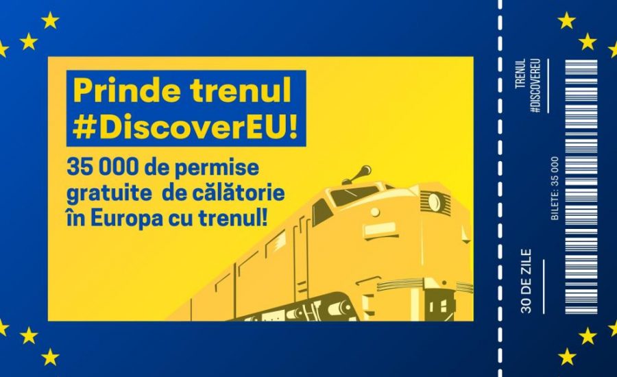 DiscoverEU: calatorii gratuite cu trenul in Europa. Au inceput inscrierile, pana pe 29 martie 2023
