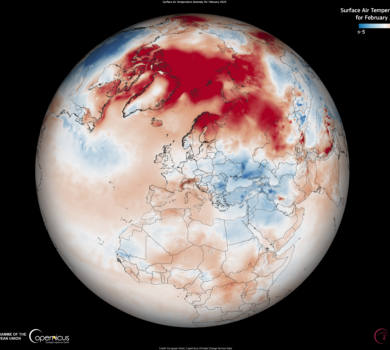 Potrivit raportului Copernicus, temperaturile la nivel global și european din 2025 s-au situat pe locul trei în topul celor mai ridicate temperaturi înregistrate vreodată