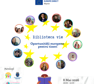 Ziua Europei la Rasnov Biblioteca vie - oportunitati europene pentru tineri